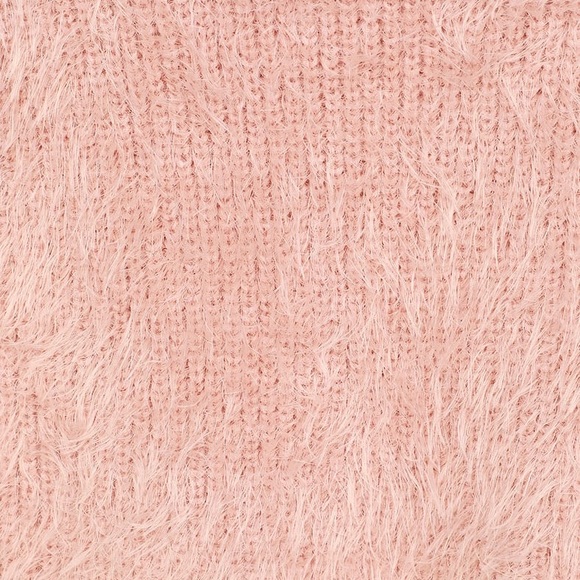 brand new William B fuzzy crop sweater with slit in the back - Picture 2 of 7